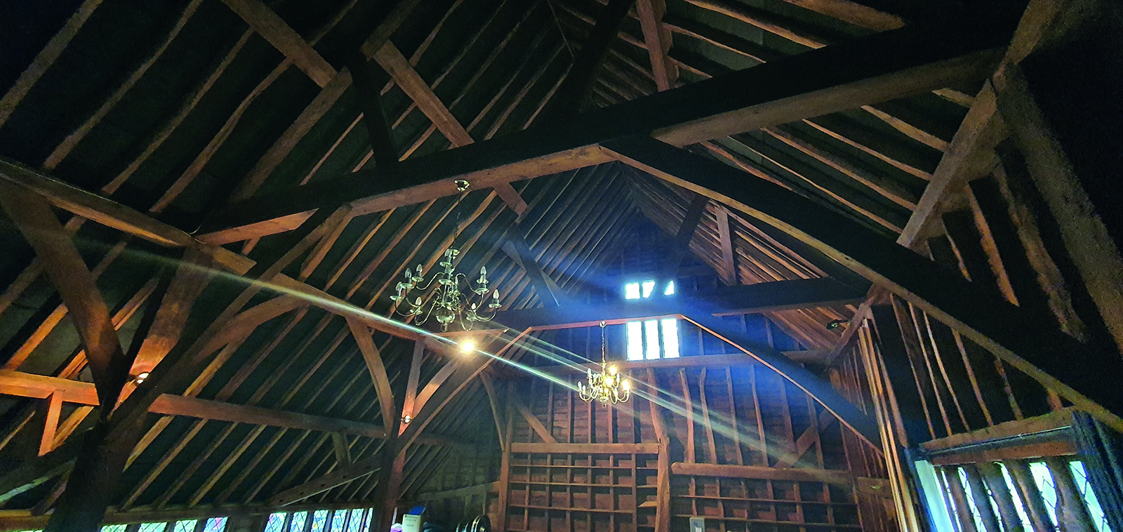 An historic and spectacular Barn Frame carefully dismantled and available for re-rection