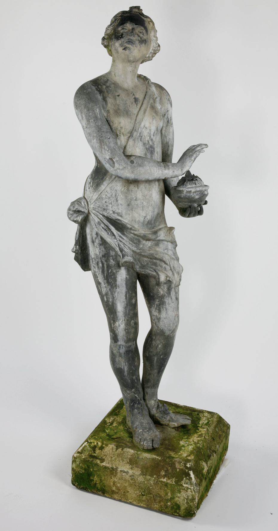 A rare allegorical lead figure
